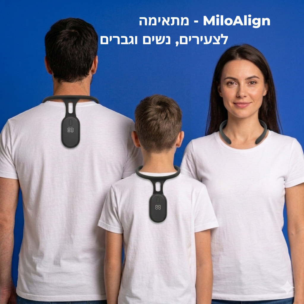 MiloAlign™ – להיראות גבוהים ומושכים יותר, גם אחרי גיל 21
